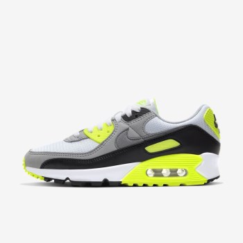 Nike Air Max 90 - Női Utcai Cipő - Fehér/Fekete/Szürke